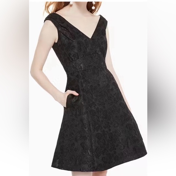 kate spade Dresses & Skirts - Kate Spade New York "Dashing Beauty" Metallic Jacquard Dress
